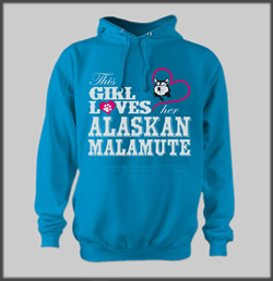 This Girl Loves Malamute Hoody